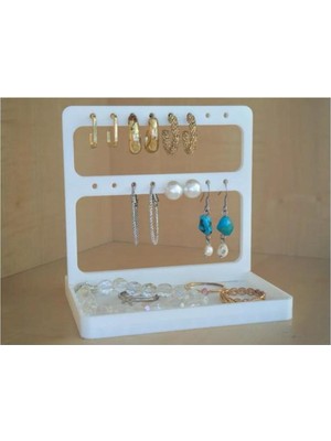 Özgürce Şık ve Pratik Mini Takı Organizeri, Tepsili Küpe ve Takı Düzenleyici