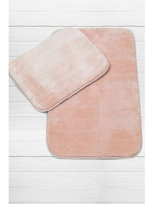 PremiumPort Yumuşak Peluş Banyo Paspas Takımı, Kaydırmaz Tabanlı, Konforlu ve Şık