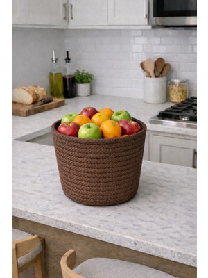 Özgürce Çok Amaçlı Dekoratif Sepet, 20X20 Cm, Şık ve Kullanışlı Organizer