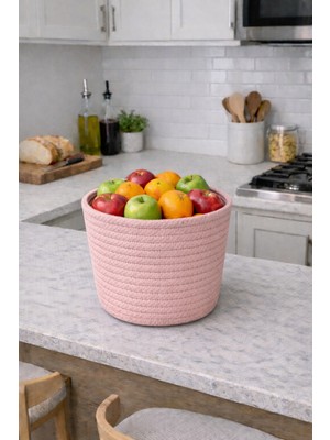 Özgürce Çok Amaçlı Dekoratif Sepet, 23X20 Cm, Şık ve Pratik Organizer