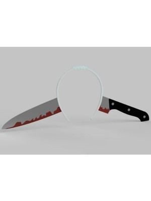 Özgürce Kafadan Geçen Temalı Bıçak Aksesuarı, Korkusuz Cadılar Bayramı Şıklığı