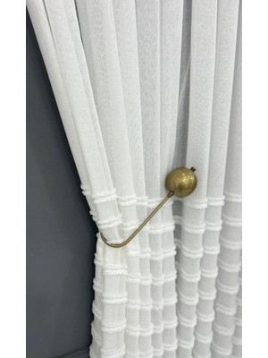 Özgürce Şeffaf Dekoratif Perde Tutucu, Modern Tasarım, Kolay Kullanım, Dayanıklı