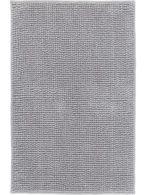 PremiumPort Yumuşak Mikrofiber Banyo Paspası 50X80 cm Açık Gri, Konfor ve Şıklık