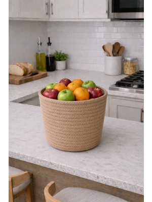 Özgürce Çok Amaçlı Oda Dekoratif Sepet, 20X23 Cm, Düzenleyici Organizer