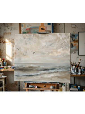 Nurşahın Resimleri El Yapımı Deniz Kanvas Tablo