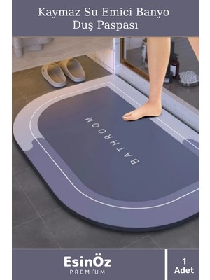 Handanca #banyo Paspası Kaymaz Kauçuk Hızlı Emici Nappa Deri Banyo Duş Paspası