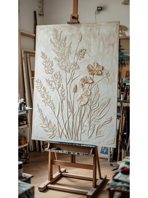 Nurşahın Resimleri El Yapımı Rölyef Kanvas Tablo