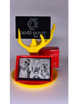 Özgürce Kişiye Özel Metal Tablo, Fotoğraf, Logo ve Yazı ile Çift Taraflı Baskı