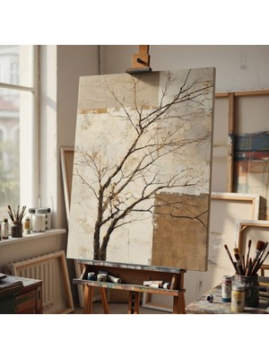 Nurşahın Resimleri El Yapımı Ağaç Kanvas Tablo