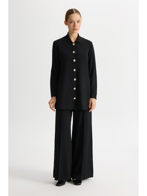 Karma T26Y-7005 Mıssdalıda Düz Renk Triko Pant. Etek