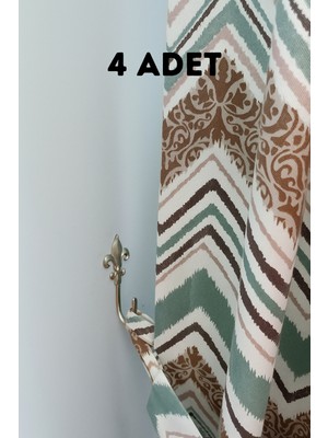 Özgürce Fon Perde Bağlama Aparatı - 4'lü Set, Pratik ve Şık Çözüm