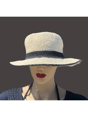 Nesrin Şapka Kağıt Ip El Örgüsü