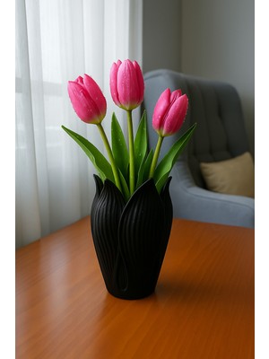 Özgürce Modern 3D Tasarımlı Dekoratif Vazo, Şık ve Elegant Tasarım