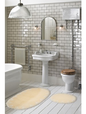 PremiumPort Lavabo ve Banyo Paspası Seti, Şık ve Konforlu Kullanım Için Ideal