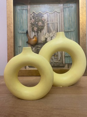 Özgürce Şık Büyük ve Küçük Vazo Seti, Tüm Renk Seçenekleriyle Dekoratif Ürün