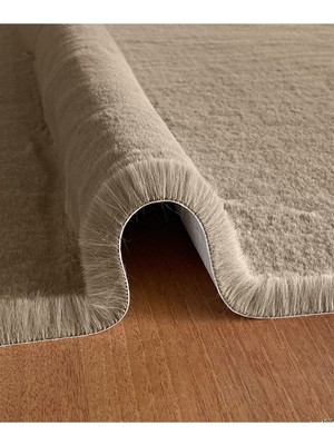 PremiumPort Kaymaz, Yıkanabilir 2'li Banyo Halısı Seti, Çakıl Renk, 60X100 ve 50X60 cm