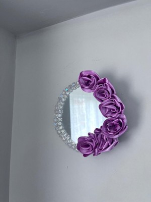Özgürce Yuvarlak 15 cm Dekoratif Duvar Aynası, Şık ve Modern Tasarım