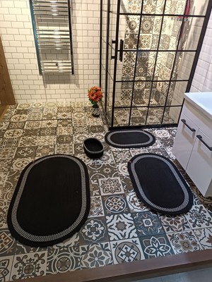 PremiumPort Yumuşak Jüt Banyo Paspası Seti, Şık ve Pratik, Hediye Seçeneği