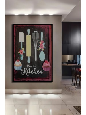 Özgürce Ahşap 3D Kabartmalı Mutfak Dikey Duvar Dekorasyonu