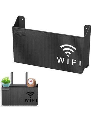 Özgürce Beyaz Pleksi Wifi Kutusu, Duvar Asılabilir Sigorta ve Modem Saklama 25X15X6 cm