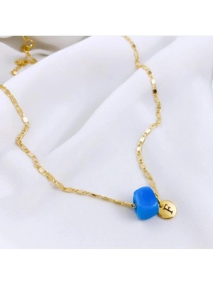 Nergis Collection Murano Cam Boncuk Kolye