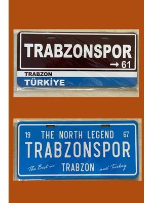 Özgürce Trabzonspor Temalı Mdf Plaka Tabela 11X24 Cm, Dekoratif Duvar ve Araç Aksesuarı