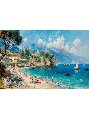 Aden Dijital Dekoratif Manzara  Kanvas Tablo