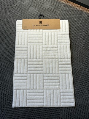 Handanca Petek Kare Pamuklu Klozet Takımı