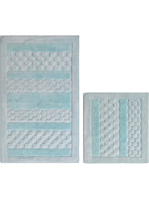 Handanca Elit Pamuklu Klozet Takımı 2 Li Mint