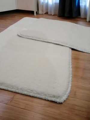 Handanca 2li 50X80+40X50 Post Peliş Kaymaz Banyo Paspası