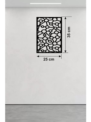 Siv Ticaret Mey Ithalat® Modern Bağlantı Temalı Ahşap Duvar Tablosu - 25X35 cm Lazer Kesim Soyut Pano