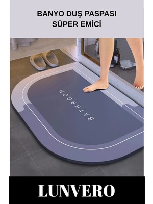 Handanca Özel Üretim Kauçuk Hızlı Koruma Nano Teknoloji Kaymaz Süper Emici Nappa Deri Duş Banyo Paspası