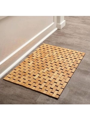 Handanca Banyo Paspası Bambu Lüx Kaydırmaz 50*80 cm