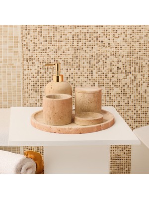 Teknotrust Şık 5'li Banyo Seti, Temizlik ve Konfor Için Ideal