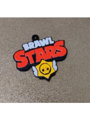 Özgürce Şık Tasarımlı 2'li Brawl Stars Rss Anahtarlık Seti