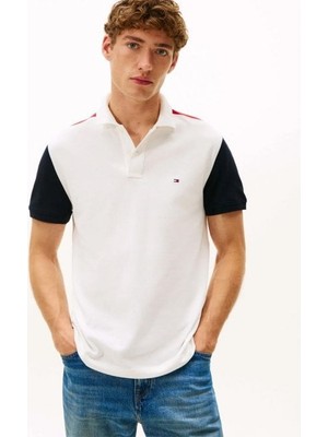 Tommy Mens Blocking Regular Fit Polo Shirt