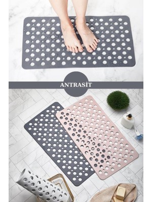 PremiumPort Banyo ve Duş Kaydırmaz, Dikdörtgen Paspas, Su Geçirmez, Kolay Yapışır