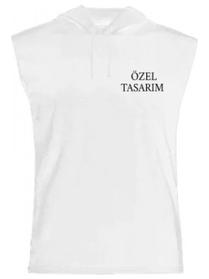Efnaz Style Tişört Tasarla Kapüşonlu Sıfır Kol Tişört