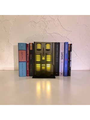 Işıklı Kitaplık Dekoru - Booknook (Harry Potter - Olivander Asa Dükkanı)