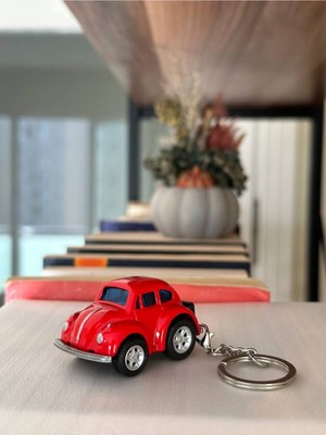 Özgürce Sevimli Vosvos Diecast Anahtarlık ve Çanta Süsü, Şık ve Dayanıklı Tasarım