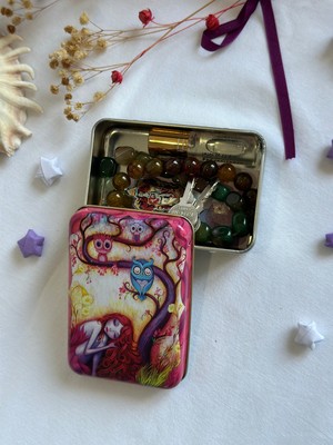 Özgürce Desenli Çok Fonksiyonlu Metal Kutular, Hediye ve Saklama Çözümleri