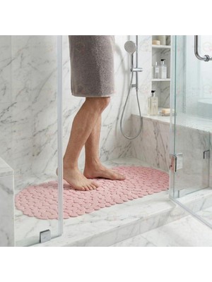 PremiumPort Kaydırmaz Banyo Paspası 34X68 Cm, Vantuzlu, Güvenli ve Konforlu Kullanım