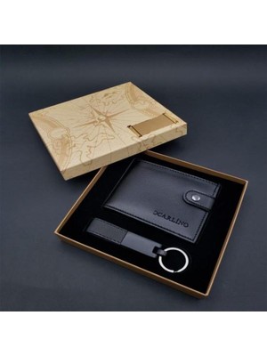 Özgürce Şık Siyah Cüzdan ve Anahtarlık Seti, Hediye Seçeneği