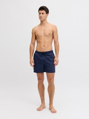 Jack & Jones Jpstmauı Wave Logo Swım Shorts Reg Sn Erkek Deniz Şortu 12291391