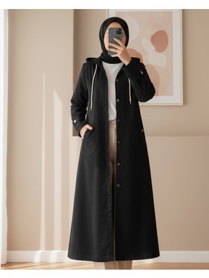 Moda Morfo Katlama Cep Kot Kap -Siyah