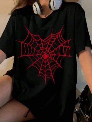 Efnaz Style Baskılı T-Shirt - Siyah