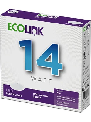 Koçtaş Ecolink Downlight 14w 3000k