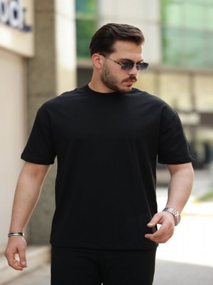 Efnaz Style Erkek Kısa Kollu Basic Oversize Tshirt