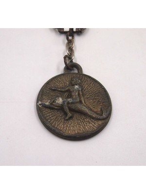 Özgürce Yunus Kabartmalı Antika Koleksiyon Anahtarlık, Çift Taraflı Tasarım