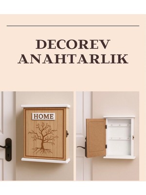 Özgürce Şık ve Fonksiyonel Dekoratif Anahtarlık Saklama Kutusu